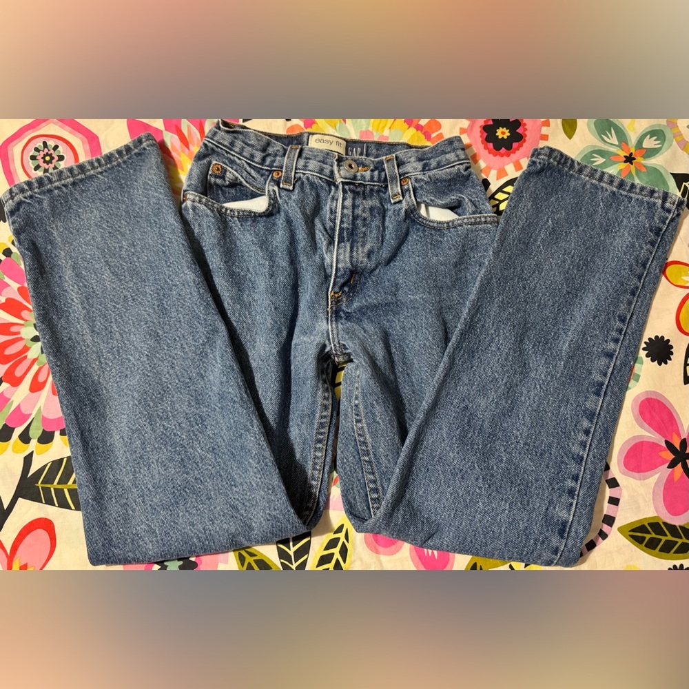 GAP Easy Fit denim blue jeans. Vintage.